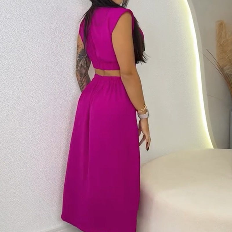 【S-2XL】👗Elegantiška moteriška suknelė su perlenktais kraštais-LT