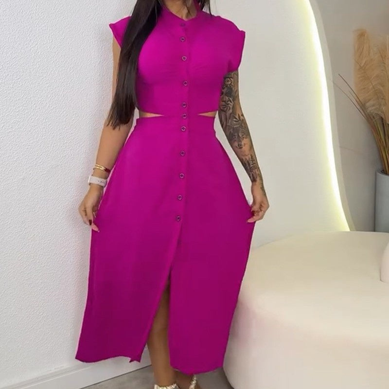 【S-2XL】👗Elegantiška moteriška suknelė su perlenktais kraštais-LT