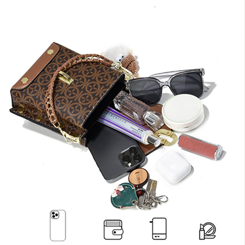 Moteriška madinga odinė rankinė per petį-LT