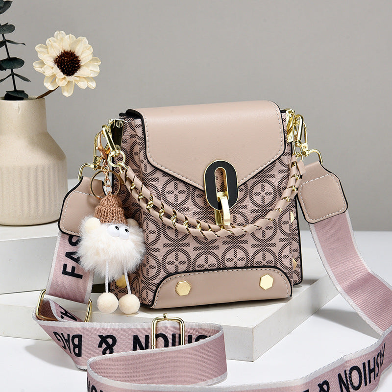 Ženska modna usnjena torba čez telo-SI