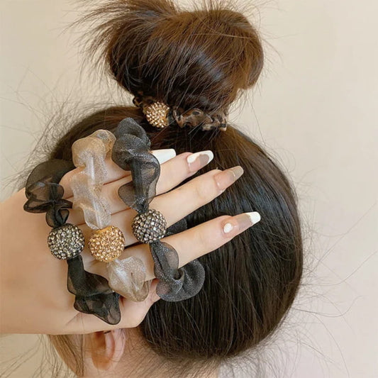 🔥✨Kupite 1, dobite 2 gratis💕Elegantni kristalni mrežasti trakovi za lase-SI