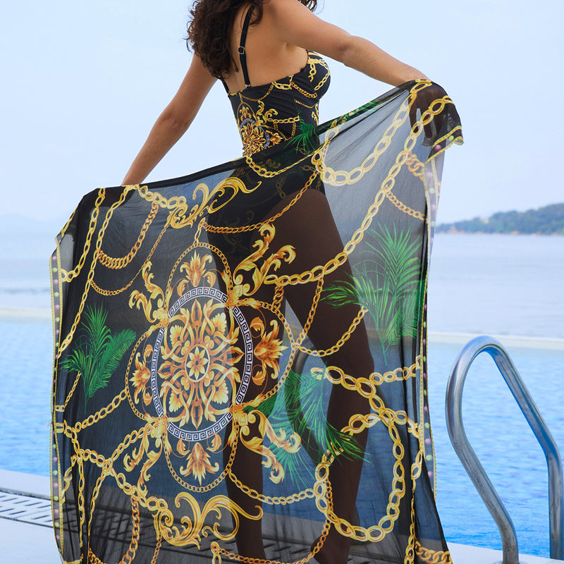 🩱Ženske enodelne kopalke in prekrivalo🌊-SI