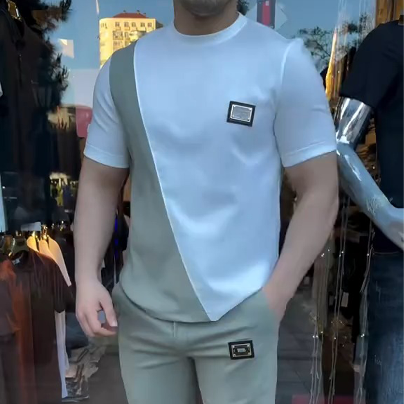 🔥 Trendi tega poletja! 💁‍♀️ Moški komplet majice in hlač za vsakdanje življenje-SI