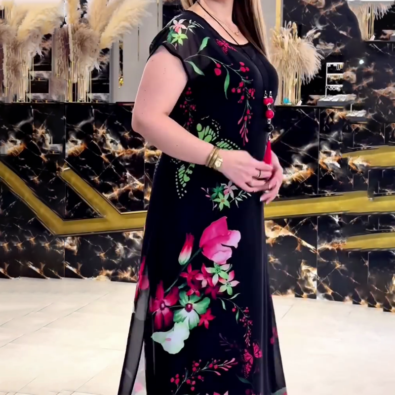 👗Elegantne cvetlične obleke iz tila za ženske🌸-SI