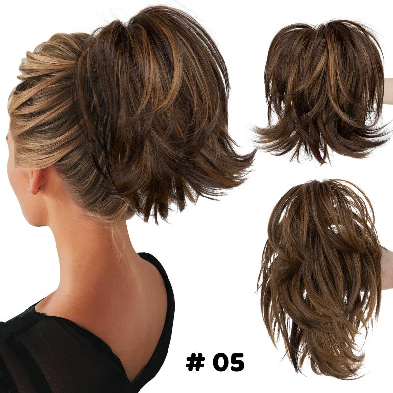 🌸Γυναικείες extensions με νύχια και αλογοουρά-GR