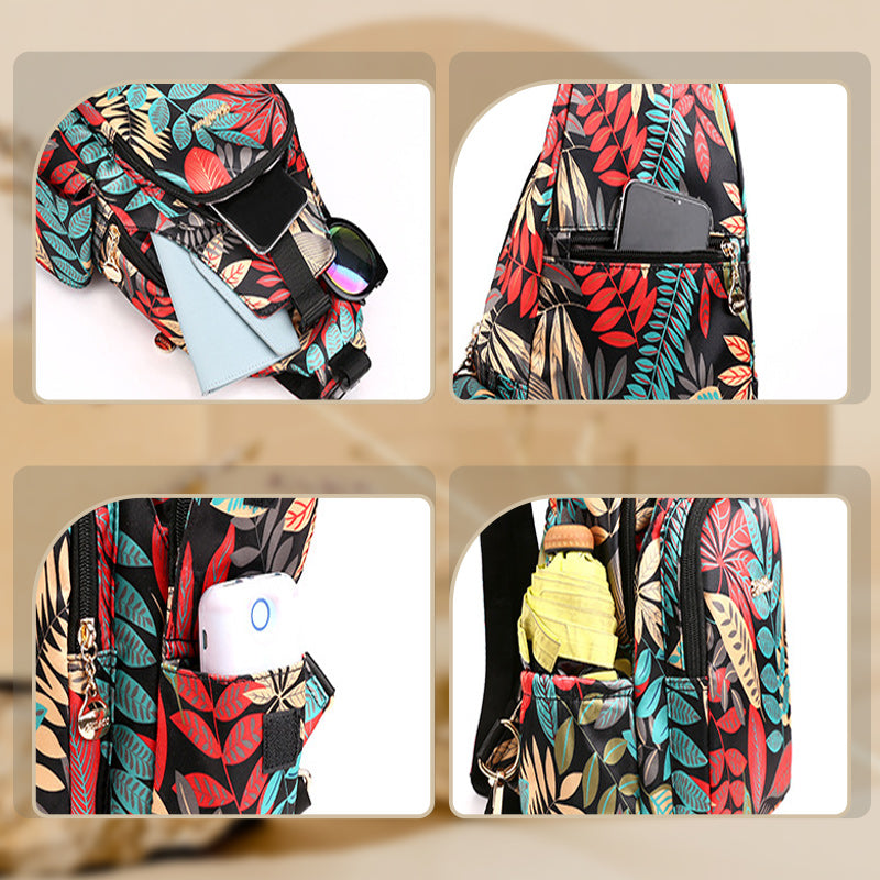 Ελαφρύ, αδιάβροχο, πολυλειτουργικό σακίδιο πλάτης με εκτύπωση-GR