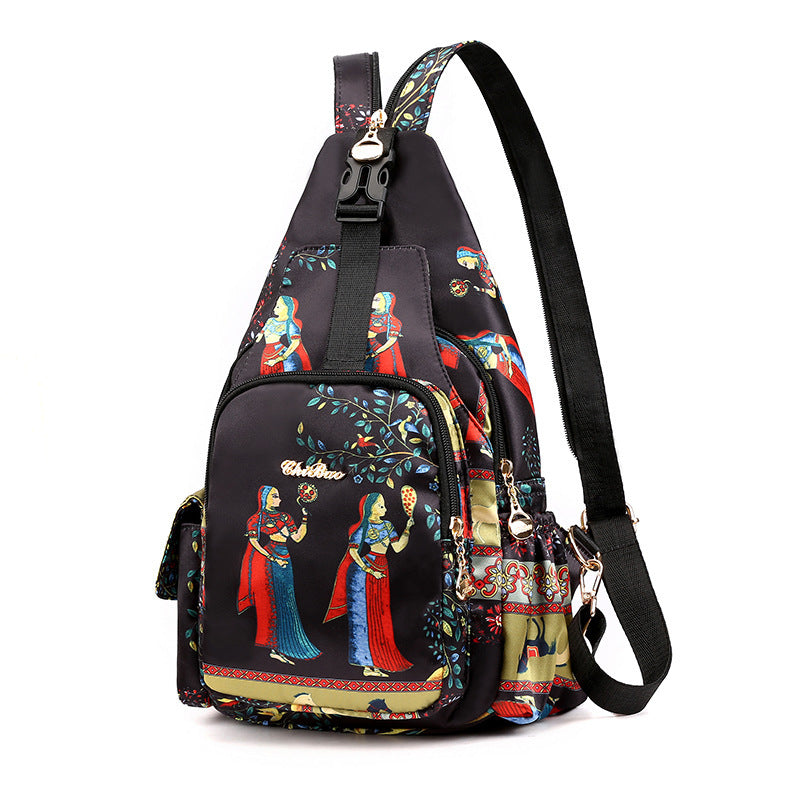 Ελαφρύ, αδιάβροχο, πολυλειτουργικό σακίδιο πλάτης με εκτύπωση-GR