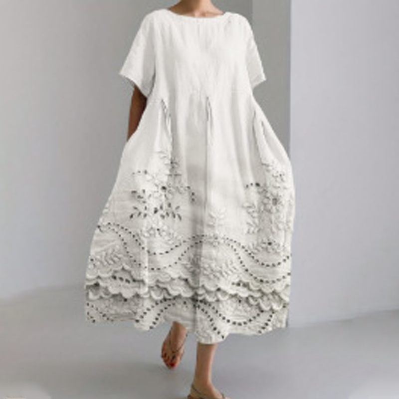 🔥Patogi maksi suknelė iš 100% lino-LT