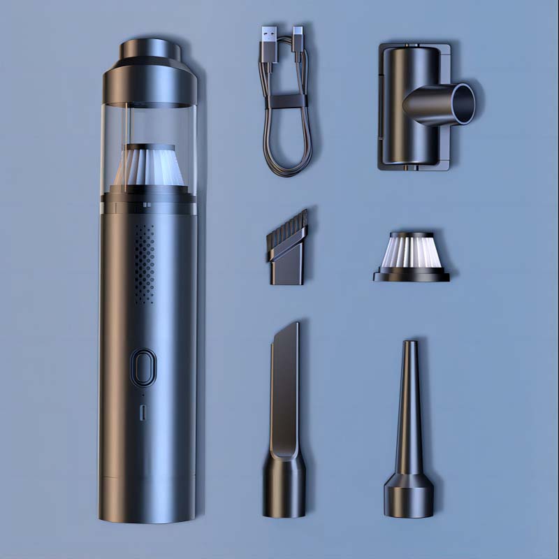 🥇Nešiojamas automobilinis dulkių siurblys su didele siurbimo galia🌪️-LT