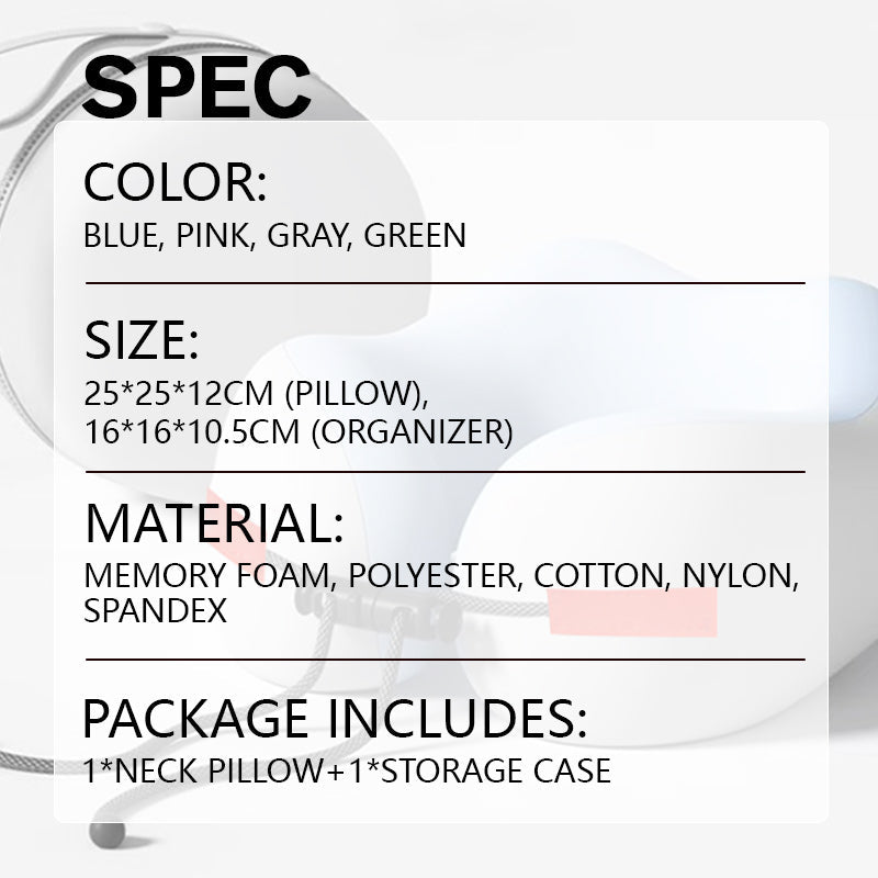 😴Vzglavnik za vrat iz spominske pene v obliki črke U-SI