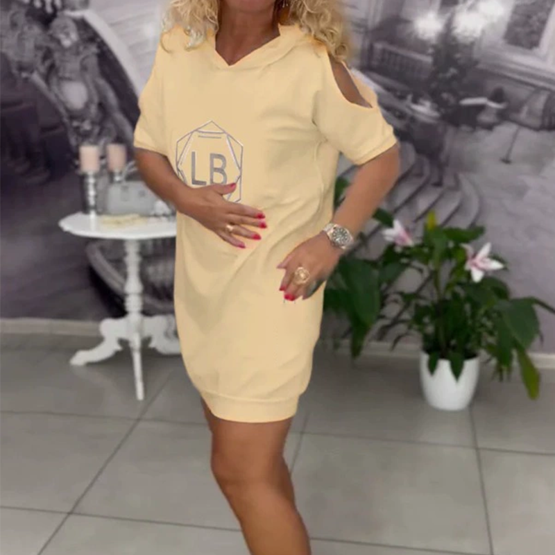 Didelis megztinis su raidžių spauda-LT