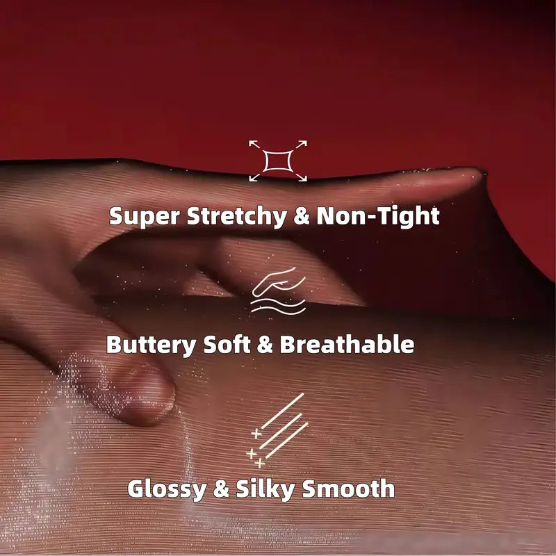 ✨Γυναικεία λαμπερά, διαφανή καλσόν-GR