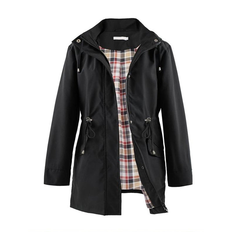 🧥50% popust🌧️💧 Preprosta, vodoodporna in vetrovno odporna jakna, vetrovno odporna jakna s kapuco🍃--SI