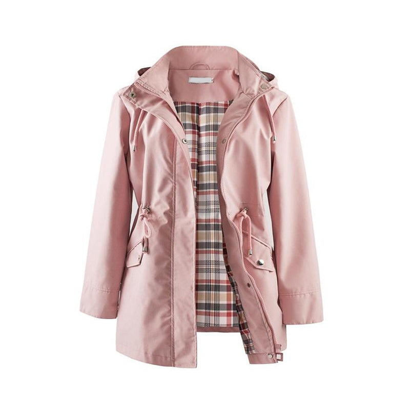 🧥50% popust🌧️💧 Preprosta, vodoodporna in vetrovno odporna jakna, vetrovno odporna jakna s kapuco🍃--SI