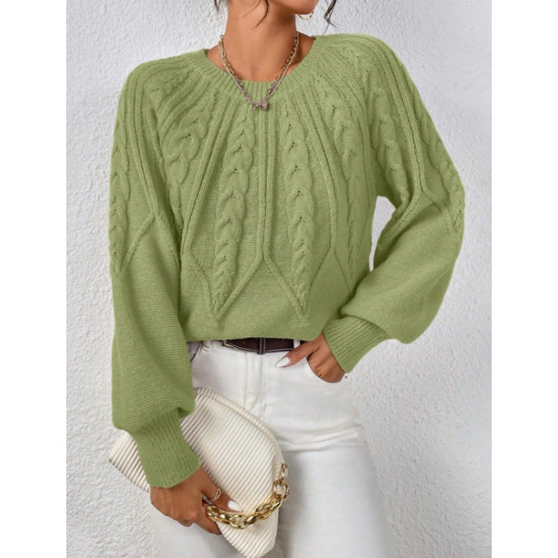 【S-2XL】✨Ženska ležerna pletena bluza z dolgimi rokavi-SI