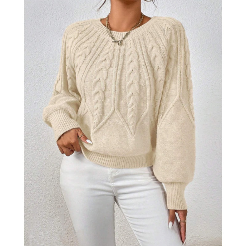 【S-2XL】✨Ženska ležerna pletena bluza z dolgimi rokavi-SI