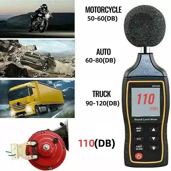 🔥 Hupa za vlak 300 dB, primerna za vozila 🚗🔊-SI