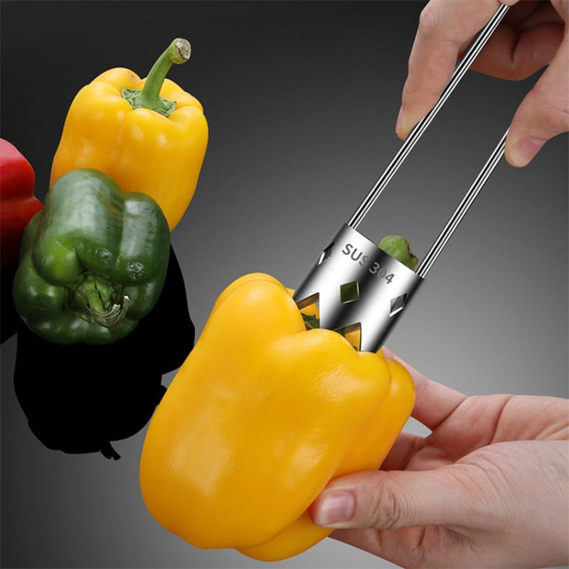 【✨Kupite enega, dobite enega brezplačno】🍅Univerzalni odstranjevalec pešk iz nerjavečega jekla za sadje in zelenjavo-SI
