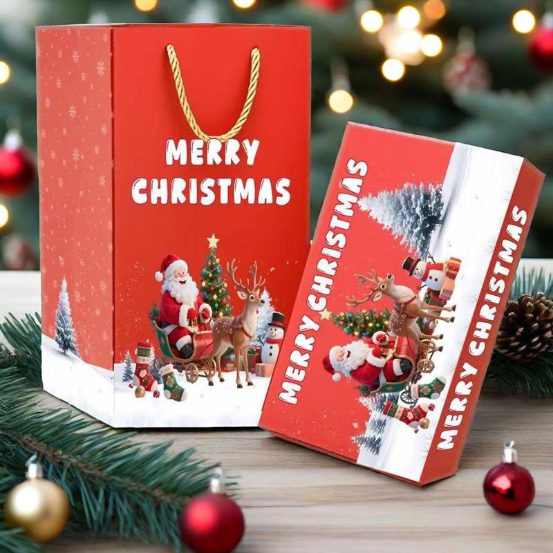 🎅 Edinstvena zložljiva božična darilna škatla🎄✨-SI