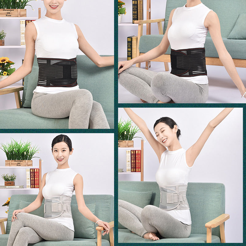 🔥 Nega ledvene hrbtenice 🎁 Ščitnik za pas iz termično stisnjene, zračne jeklene pločevine 💪-SI