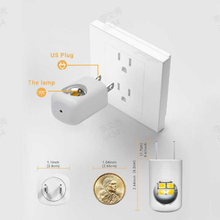 ⚡Έξυπνο νυχτερινό φως LED με αυτόματο έλεγχο φωτεινότητας-SI