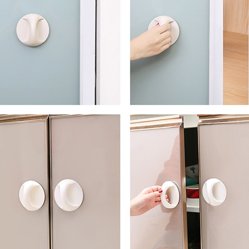 🏠Trpežni, samolepilni, okrogli ročaji za vrata❤️-SI
