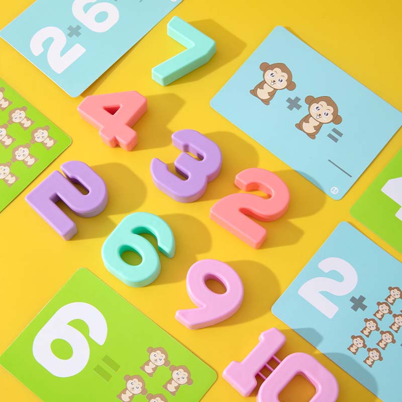 🐸Otroški komplet igrač z risanimi živalmi in tehtnicami-SI