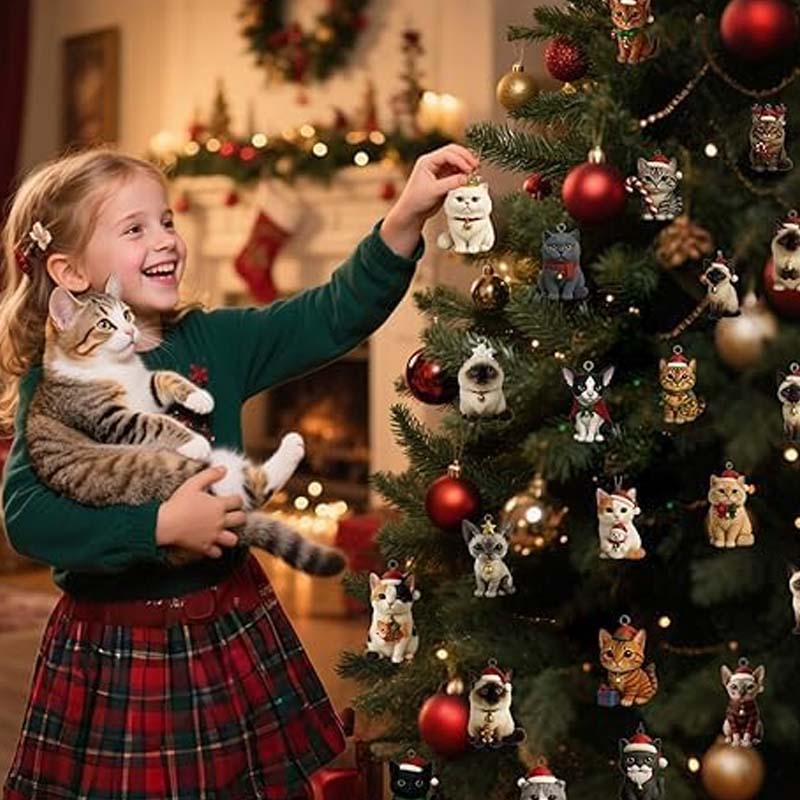 【🎁Božična ponudba🎄】Adventni koledar za ljubitelje mačk za leto 2025-SI