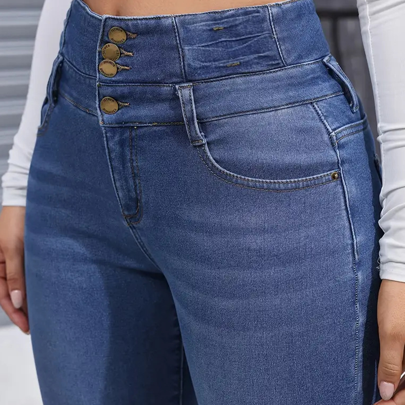 👖Tople in udobne ženske jeans hlače s flis podlogo-SI