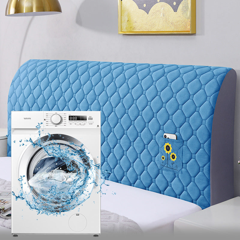 💥 Elastična oblazinjena prevleka za vzglavje postelje🛏️-SI