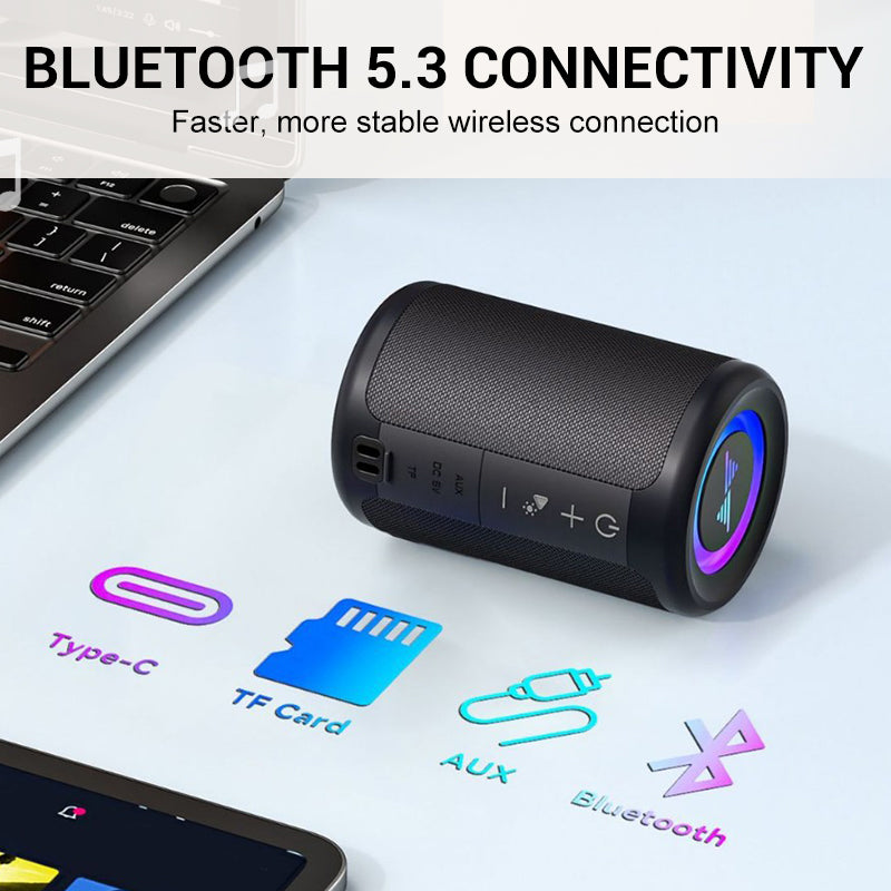 🎵 Prenosni vodoodporni Bluetooth zvočnik-SI