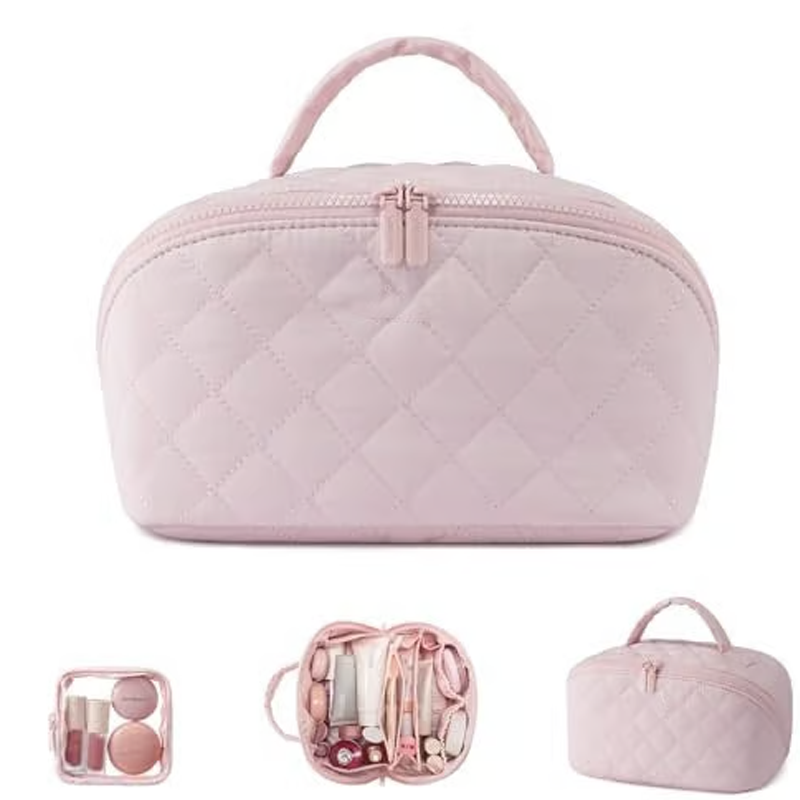 💗Velika, prostorna kozmetična torbica z ročajem-SI