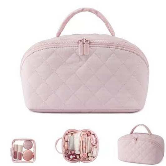 💗Velika, prostorna kozmetična torbica z ročajem-SI