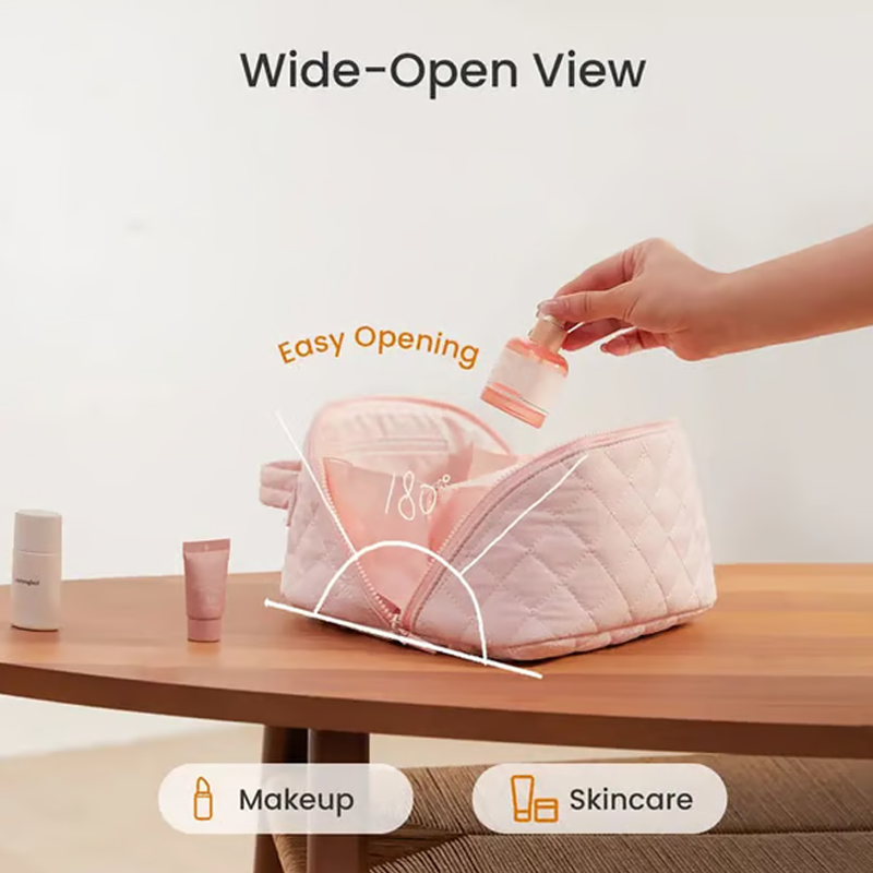 💗Velika, prostorna kozmetična torbica z ročajem-SI