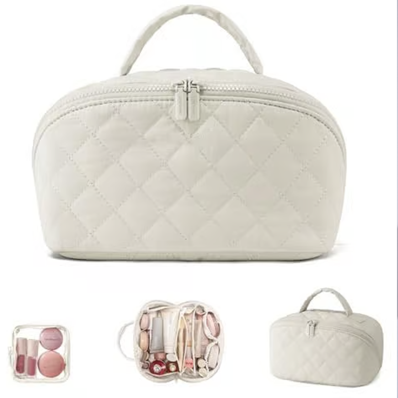 💗Velika, prostorna kozmetična torbica z ročajem-SI