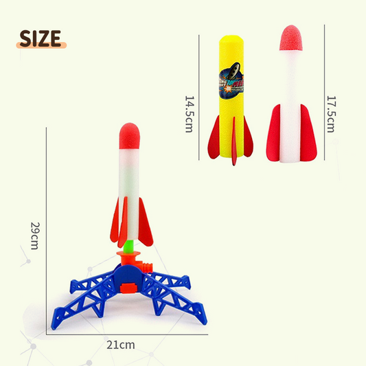 🚀LED raketni izstreljevalec za otroke-SI