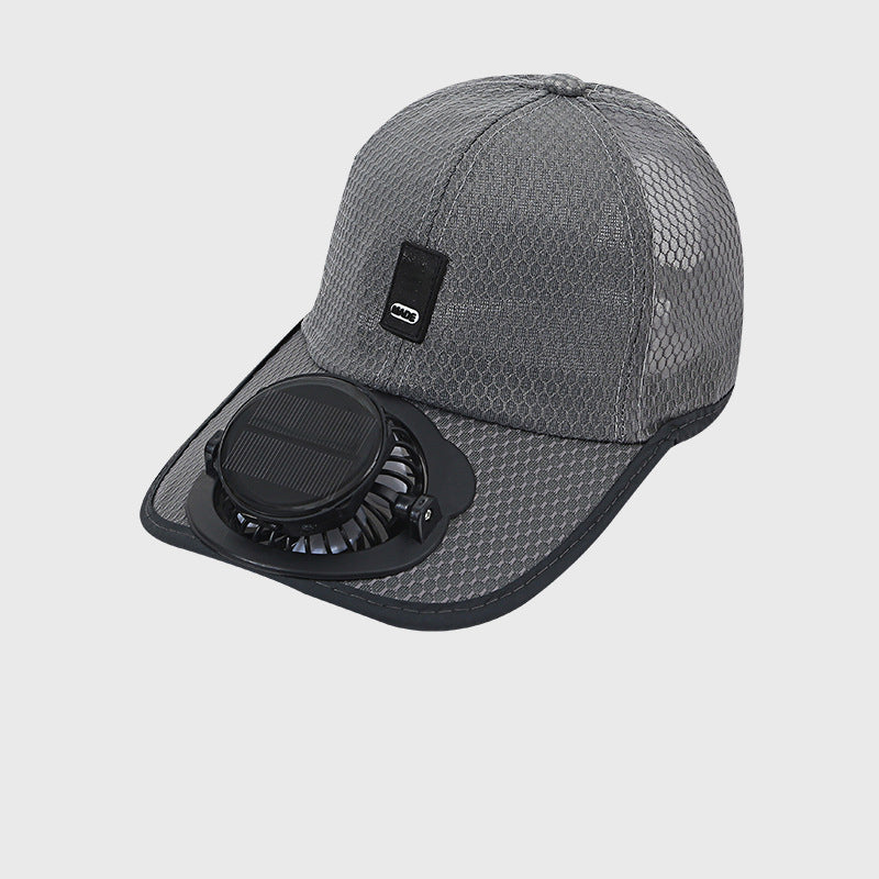 🔥Dihalna baseball kapa s solarnim ventilatorjem-SI