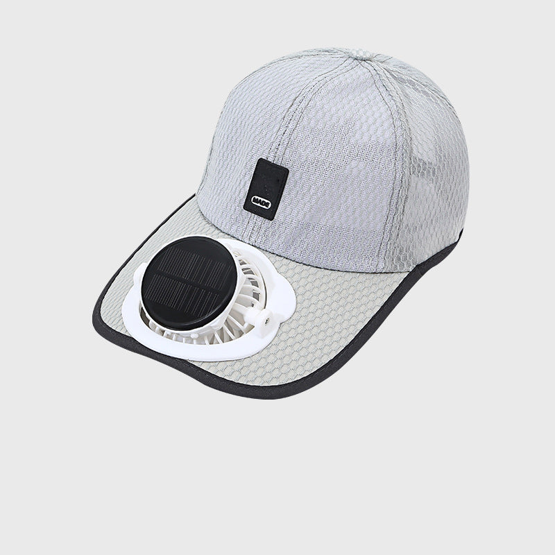 🔥Dihalna baseball kapa s solarnim ventilatorjem-SI