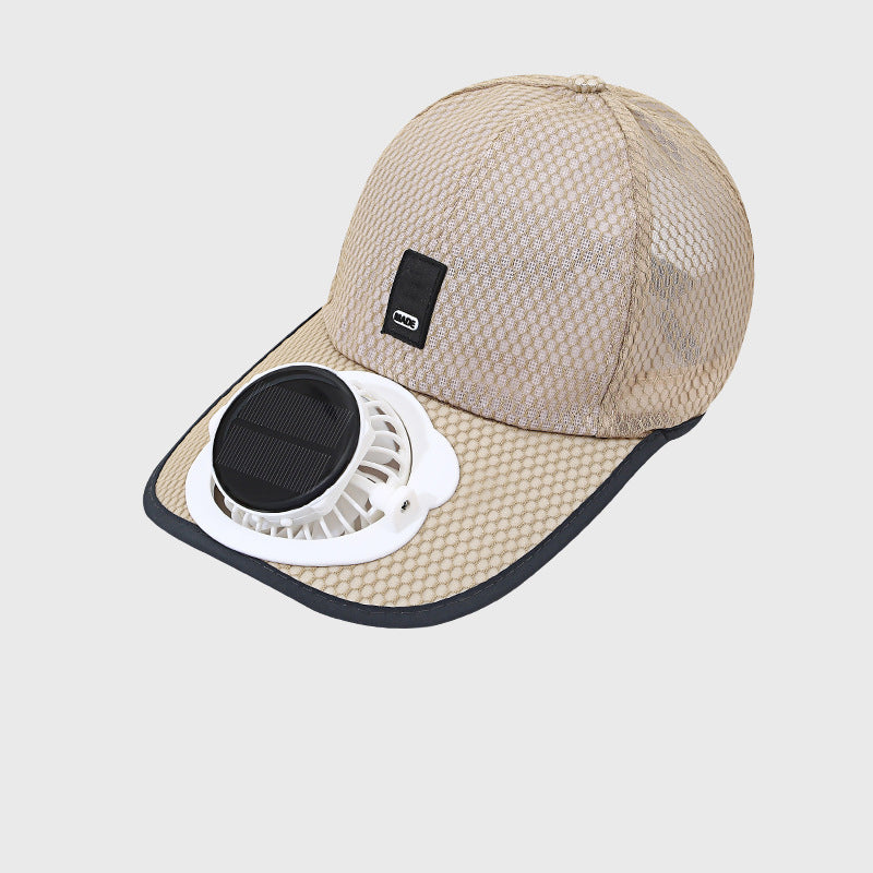 🔥Dihalna baseball kapa s solarnim ventilatorjem-SI