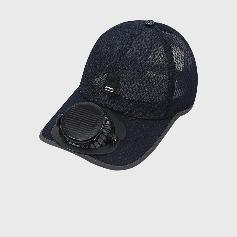 🔥Dihalna baseball kapa s solarnim ventilatorjem-SI