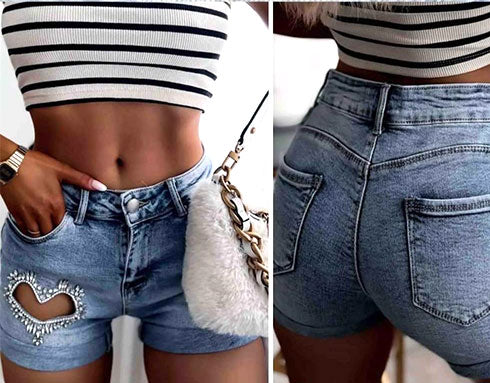 Jeans kratke hlače Hearty
